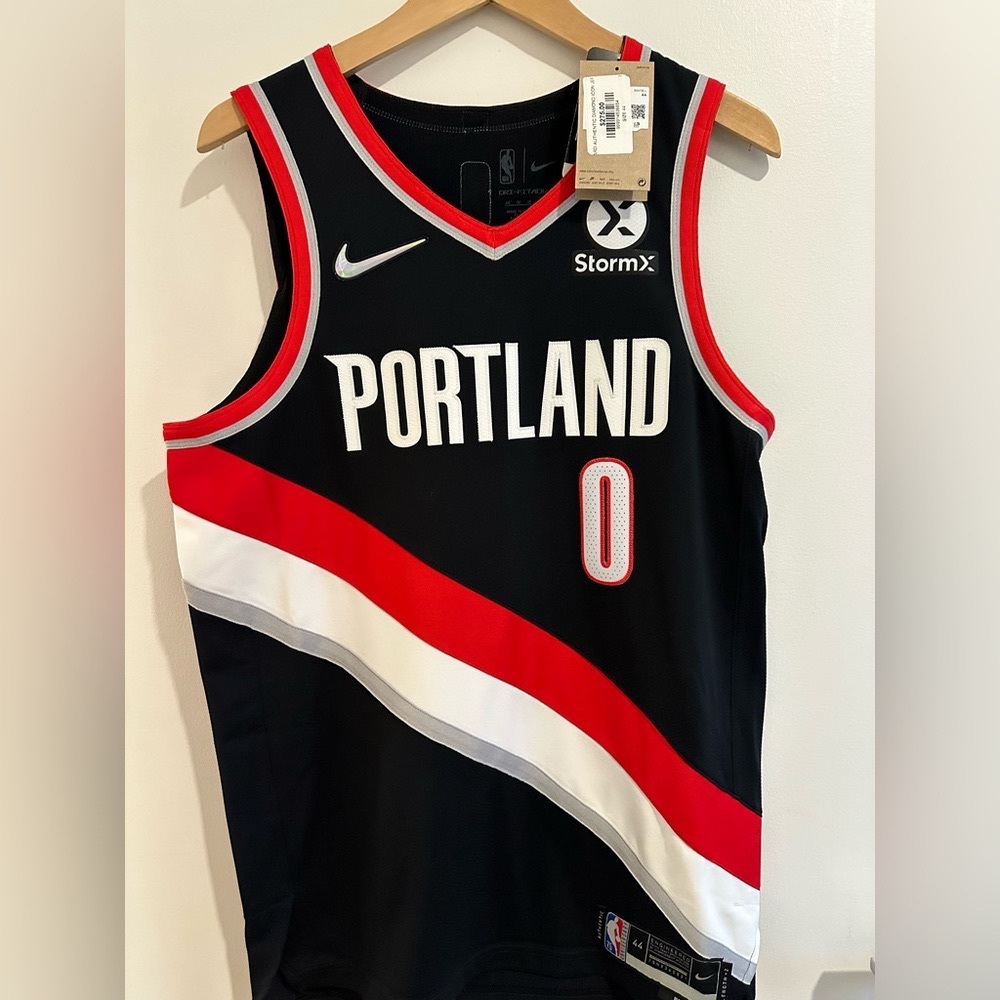 Trailblazers Damian Lillard diamond icon jersey